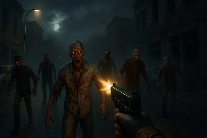 Always-online co-op zombie shooter
